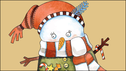 Bande dessine de Noël illustrateur 02 - matriel vecteur