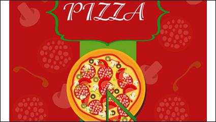 Pizza illustrateur 01 - matriel vecteur