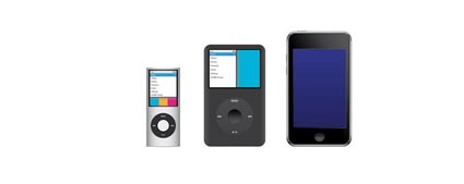 ipods ensemble vecteur matriel