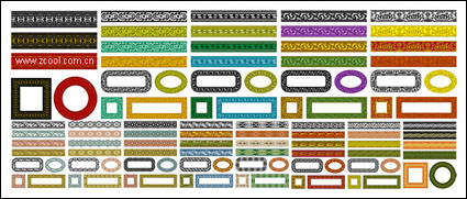 Varit de matriaux classique dentelle srie vecteur-2