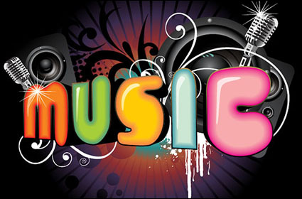 Musique orateur vecteur mat��riel