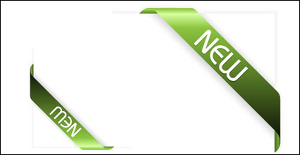 Nouveau matriau Green Ribbon Vector