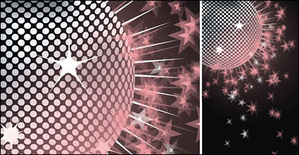 Dream Disco boule de cristal matriel Vector