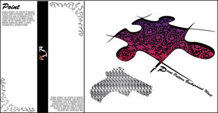 Puzzle Vector pices gomtriques