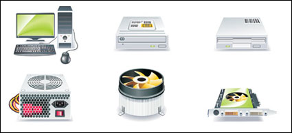 Souris, de cas, le clavier, cpu ventilateur, disque dur