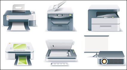 Office Equipment vecteur icône matriel