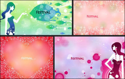 FESTIVAL Festivals vecteur courbe correspondant aux femmes