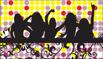 Femme modle silhouette vecteur matriel