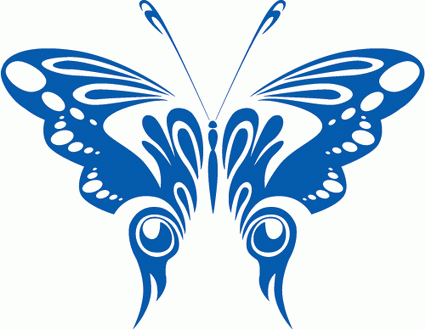 Fashion Butterfly matriel Vector