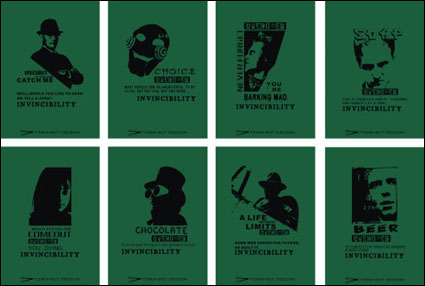 People silhouettes matriel vecteur Movie Cards