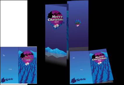 Cartes de voeux matriel Vector