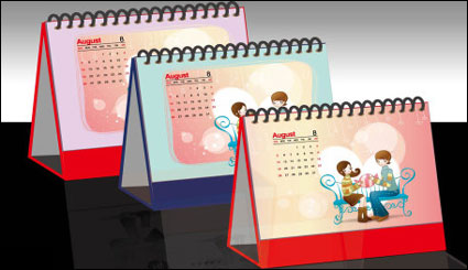 Calendrier effet du plan diagramme vectoriel matriel