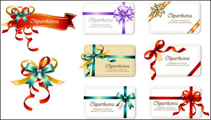 Bow Ribbon cartes vectorielles matriel