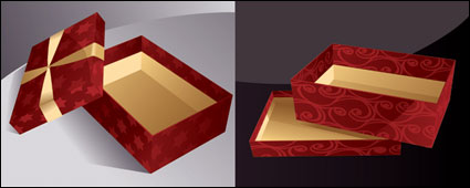 Coffret cadeau, vecteur case