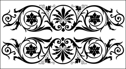 European-dentelle style Vector -3