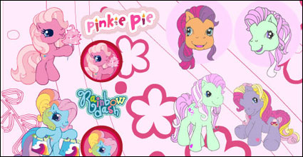 Pegasus cheval cartoon cute fleurs