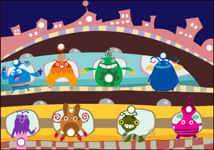 Cartoon Monster vecteur
