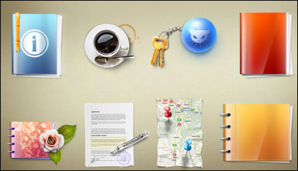 Three-dimensional Office Series matriel Icon