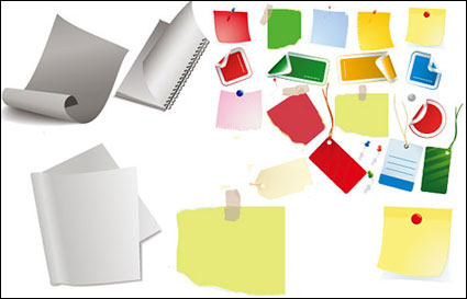 Papier, papeterie, de la corde vecteur