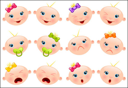 Cute bb image vectorielle