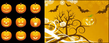 Halloween Pumpkin matriel Vector