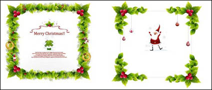 Couronne de Noël Vector frontires