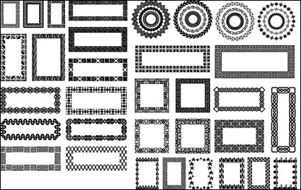 Dentelle frontire Vector