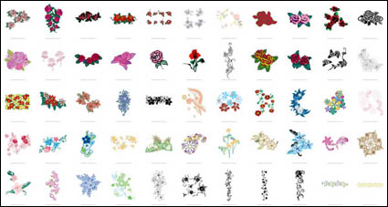 Flower vector pattern significative (point 71)