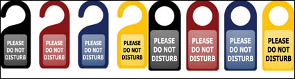Do Not Disturb Avis matriel vecteur