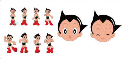 Astro Boy matriel Vector