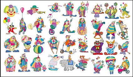 Clown Organisation matrielle Vector