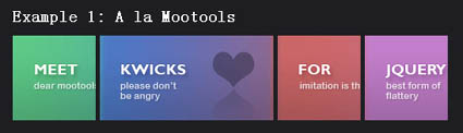 JQuery menu bas sur le type tlescopique (JS + CSS)
