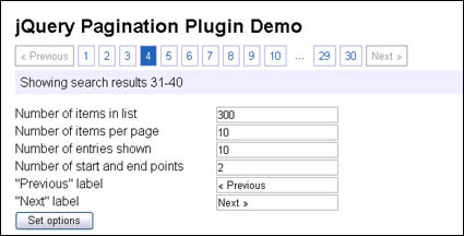 JQuery pouvez contrôler la quantit de contenu bas sur le code de pagination (JS + CSS)
