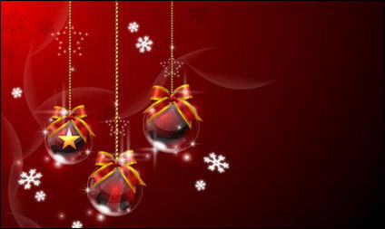 Noël suspendu  billes matriau Vector
