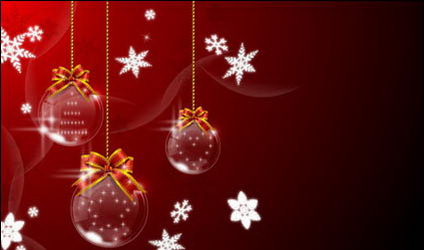 Noël suspendu  billes matriau Vector-1