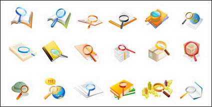 Fournitures de bureau loupe Vector 2