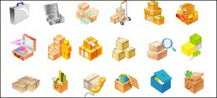 Cartons, boîtes  outils, des globes, des caisses en bois