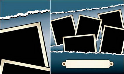 Album template matriel vecteur
