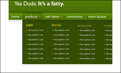 Bas sur le menu droulant lignes de navigation Menu de fonctions utilitaires jquery de code
