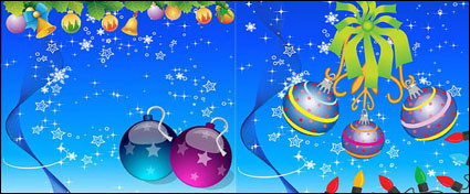 Santa Claus, des chaussettes, des boules suspendues, skis, ange, bougies
