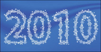 Snowflake Vector matriau compos de 2010