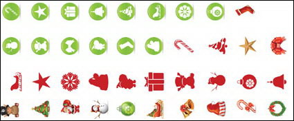 Noël icônes vectorielles