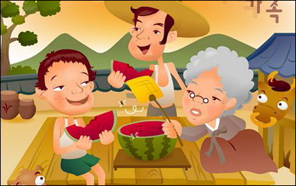 iClickart Cartoon vecteur famille illustrateur matriel -2
