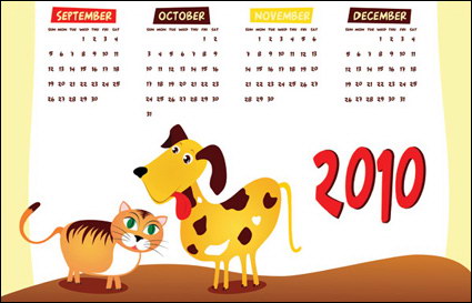 Vector 2010 Calendrier