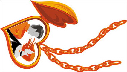 Couples collier matriel Vector