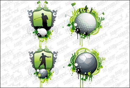 Golf et le vecteur de football
