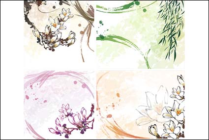 Kapok, le saule, le vecteur de fleurs de saule