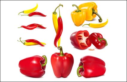 cpepper, les lgumes, les poivrons vecteur