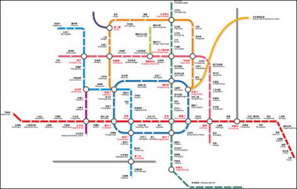 Mtro de Pkin Transports Vecteurs