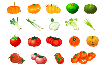Lgumes Vector - Potiron Tomate Ail Oignon